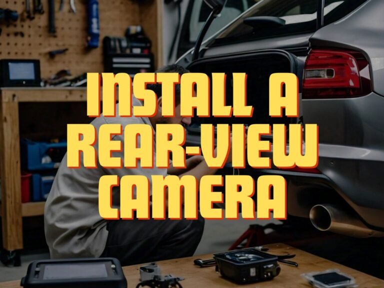 How to Install a Rear-view Camera In Your Vehicle?